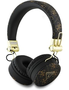GUESS Casco Auricular Bluetooth ENC 4G Triangle Negro