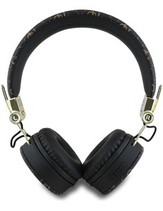 GUESS Casco Auricular Bluetooth ENC 4G Triangle Negro