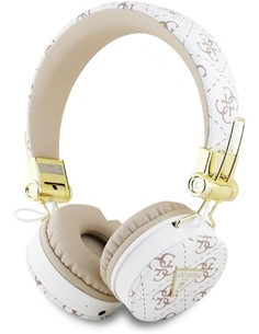GUESS Casco Auricular Bluetooth ENC 4G Triangle Blanco
