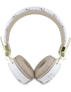 GUESS Casco Auricular Bluetooth ENC 4G Triangle Blanco