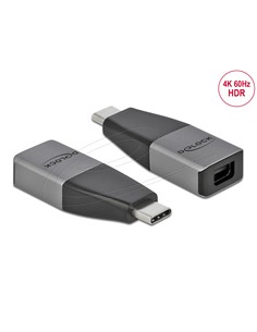 DELOCK Adaptador Tipo-C A Mini Displayport/H 4K 60Hz Compacto 64121 miniatrura hdr comp hdcp 1.4-2.2