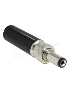 DELOCK Conector hembra DC 5.5x2.5mm para soldar