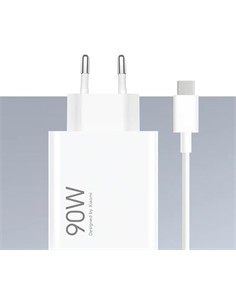 XIAOMI Cargador Hypercharge Combo 90W USB-A + Cable Tipo-C.3.6-5-5-20v-6.1v