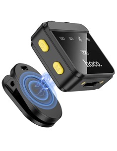 HOCO Microfono Doble Lavalier L17 Inalambrico con USB Tipo-C y Lightning