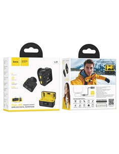 HOCO Microfono Doble Lavalier L17 Inalambrico con USB Tipo-C y Lightning