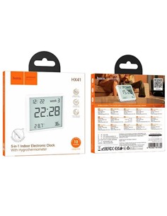 HOCO Estacion Barometrica HX41 con Reloj, Fecha, Temperatura y Humedad Interior