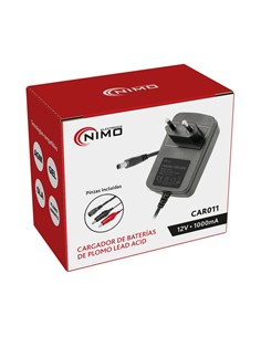 NIMO CAR011 Cargador Bateria De Plomo 12V 1000Mah