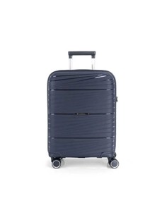 GABOL Trolley Maleta De Mano Pequeño Con 4 Ruedas Polipropileno KIBA Azul Marino 54x39x20 cm