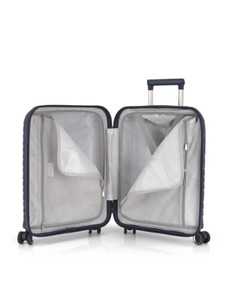GABOL Trolley Maleta De Mano Pequeño Con 4 Ruedas Polipropileno KIBA Azul Marino 54x39x20 cm