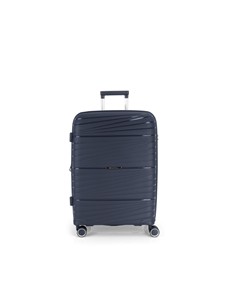 GABOL Maleta Viaje Mediana Con 4 Ruedas Polipropileno KIBA Azul Marino 66x44x27 cm