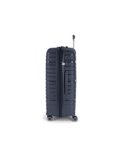 GABOL Maleta Viaje Grande Con 4 Ruedas Polipropileno KIBA Azul Marino 76x49x32 cm