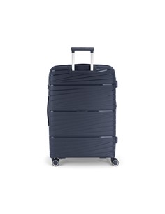 GABOL Maleta Viaje Grande Con 4 Ruedas Polipropileno KIBA Azul Marino 76x49x32 cm