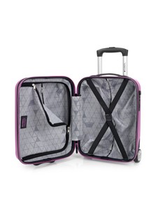 GABOL Mini Maleta Cabina 2 Ruedas FUTURE PLUS Rosa Para Colocar Debajo Del Asiento
