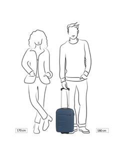 GABOL Mini Maleta Cabina 2 Ruedas FUTURE PLUS Coral Para Colocar Debajo Del Asiento