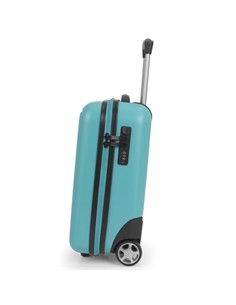 GABOL Mini Maleta Cabina 2 Ruedas FUTURE PLUS Turquesa Para Colocar Debajo Del Asiento