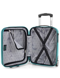 GABOL Mini Maleta Cabina 2 Ruedas FUTURE PLUS Turquesa Para Colocar Debajo Del Asiento