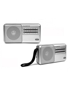 SANYO Radio Analogica Am/FM KS120P Plata