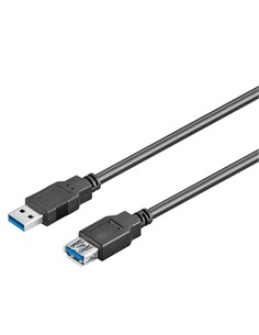 NIMO Cable USB-A M-H 3.0 3Mtrs Negro WIR1177
