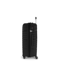 GABOL Maleta Viaje Grande Con 4 Ruedas Polipropileno KIBA Negro 76x49x32 cm