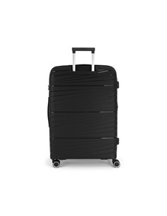 GABOL Maleta Viaje Grande Con 4 Ruedas Polipropileno KIBA Negro 76x49x32 cm
