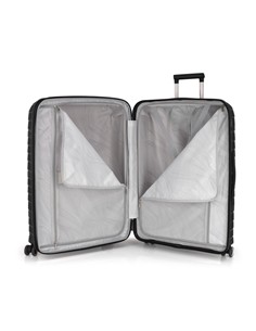 GABOL Maleta Viaje Grande Con 4 Ruedas Polipropileno KIBA Negro 76x49x32 cm