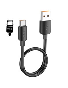 HOCO Cable Datos TIpo C a Usb A 100W X96 25cms Negro