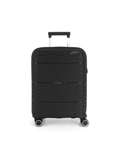 GABOL Trolley Maleta De Mano Pequeño Con 4 Ruedas Polipropileno KIBA Negro 54x39x20 cm