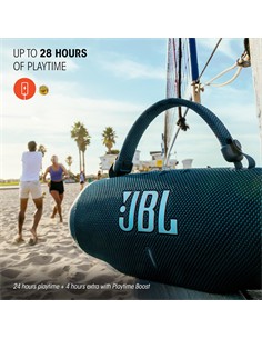 JBL Altavoz Portatil Bluetooth  CHARGE 6 Azul Con Funcion de Carga Resistente al Agua IPX7