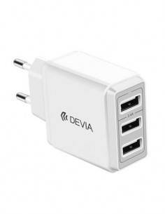 DEVIA Cargador de Red 3xUsb 3.4Amp Blanco
