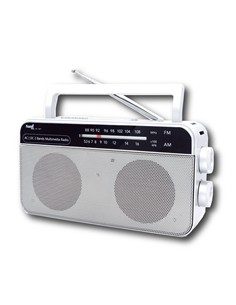 SAMI Radio Analogica AM/FM Corriente/Pila/Bateria Recargable/Bluetooth/USB/Micro SD/Aux. RS-11827