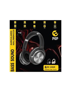 SAMI Auricular De Casco POP Bluetooth RS-13406 Negro