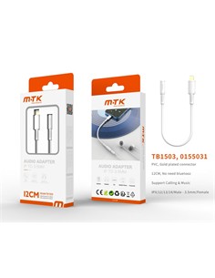 MTK  Adaptador Tipo C/M A Jack 3.5mm/H TB1503