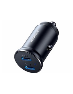 JOYROOM Mini Cargador de Coche 2X Tipo C 30W 2PD JR-CCN06 Negro