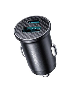 JOYROOM Mini Cargador de Coche  Por Usb y Tipo C 15W JR-CCN16 Negro