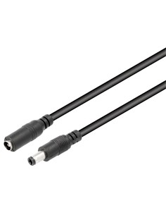 NIMO Cable Extensor Alimentacion 5.5x2.1 M/H 1.5Mtrs Negro WIR1912