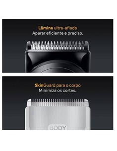 BRAUN Afeitadora de Barba,Cuerpo,Cortapelo 11 En 1 AIO 5560 Series 5 Recargable, Lavable Aqua Grip