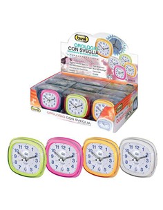 TREVI Reloj Despertador Con Luz Led SL 3050S Blanco