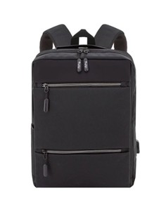 PIERRE DELONE Mochila Con Doble Cremallera G-504-NE Negro