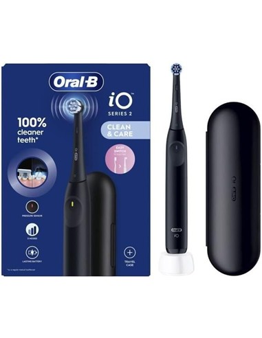 ORAL-B Cepillo de Dientes Electrico iO SERIES 2 Negro Con Funda