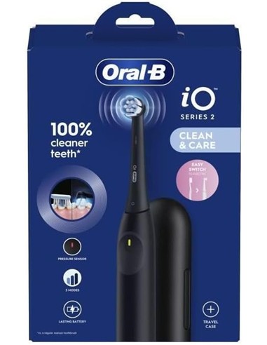 ORAL-B Cepillo de Dientes Electrico iO SERIES 2 Negro Con Funda