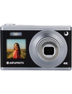 AGFAPHOTO Camara De Foto Digital DC9200 Negra 24Mp,10X Zoom,4K,Estabilizacion de la Imagen