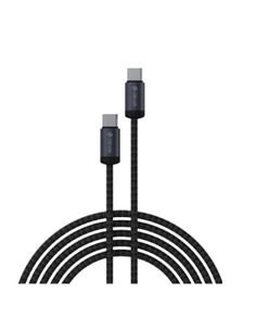 DEVIA Cable Datos Y Carga Tipo C M/M PD 60W 3Mtrs Negro