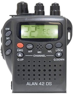 MIDLAND Walkie CB Portatil ALAN 42 DS Negro
