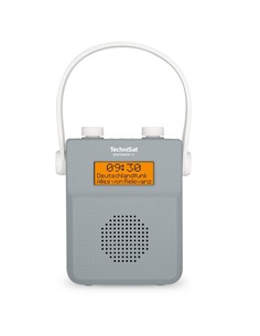 TECHNISAT Radio Portatil DAB+/FM DIGITRADIO 30 Blanco/Gris