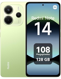 XIAOMI Telefono Movil Redmi Note 14 128Gb/6GB Ram/ 6.67"/108Mp+8Mp+2Mp+13Mp Verde Lima