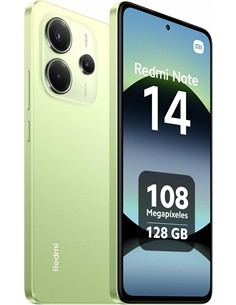 XIAOMI Telefono Movil Redmi Note 14 128Gb/6GB Ram/ 6.67"/108Mp+8Mp+2Mp+13Mp Verde Lima