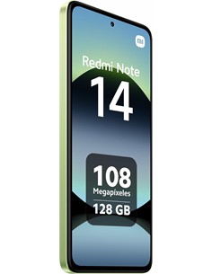 XIAOMI Telefono Movil Redmi Note 14 128Gb/6GB Ram/ 6.67"/108Mp+8Mp+2Mp+13Mp Verde Lima