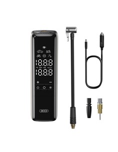 XO Inflador Portatil Con Cable XO-CZ017 12V 120W Con Pantalla y Luz Led