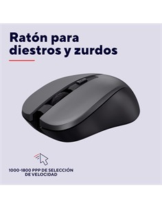 TRUST Teclado+Raton Inalambrico Silencioso TREZO Negro