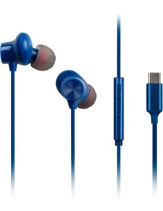 PANASONIC Auricular Estereo Con Microfono y Cable Conector Tipo C  RP-TCM225 Azul
